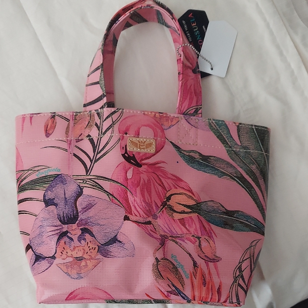 Pink Flamingo Print Tote Bag - Unbranded - Picture 6 of 6